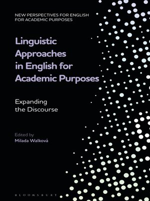 cover image of Linguistic Approaches in English for Academic Purposes